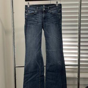 7 For All Mankind Dojo Wide-leg Jean low rise